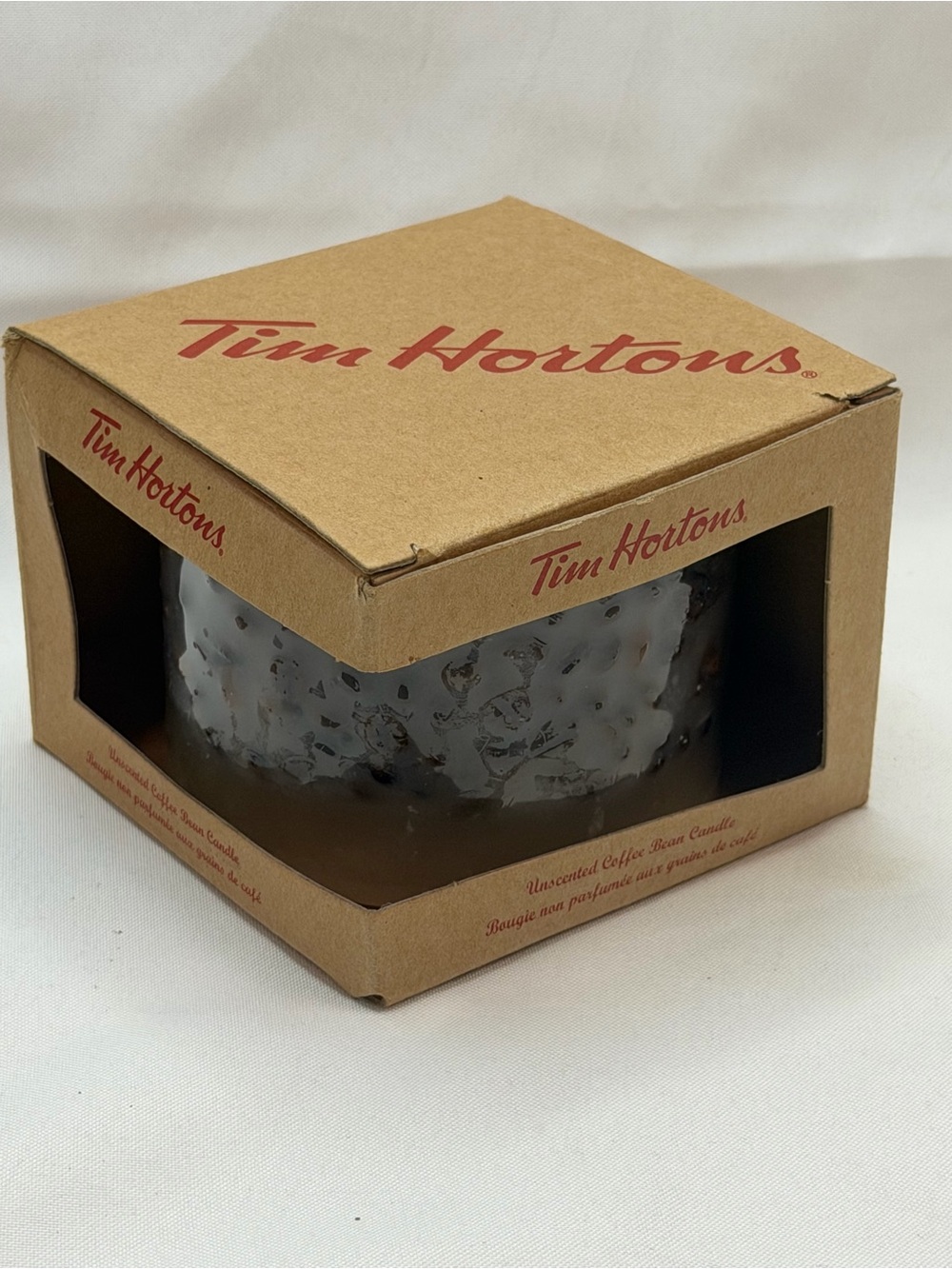 Tim Hortons 2014 Coffee Bean Candle NEW Unused Original Box Rare Collectible